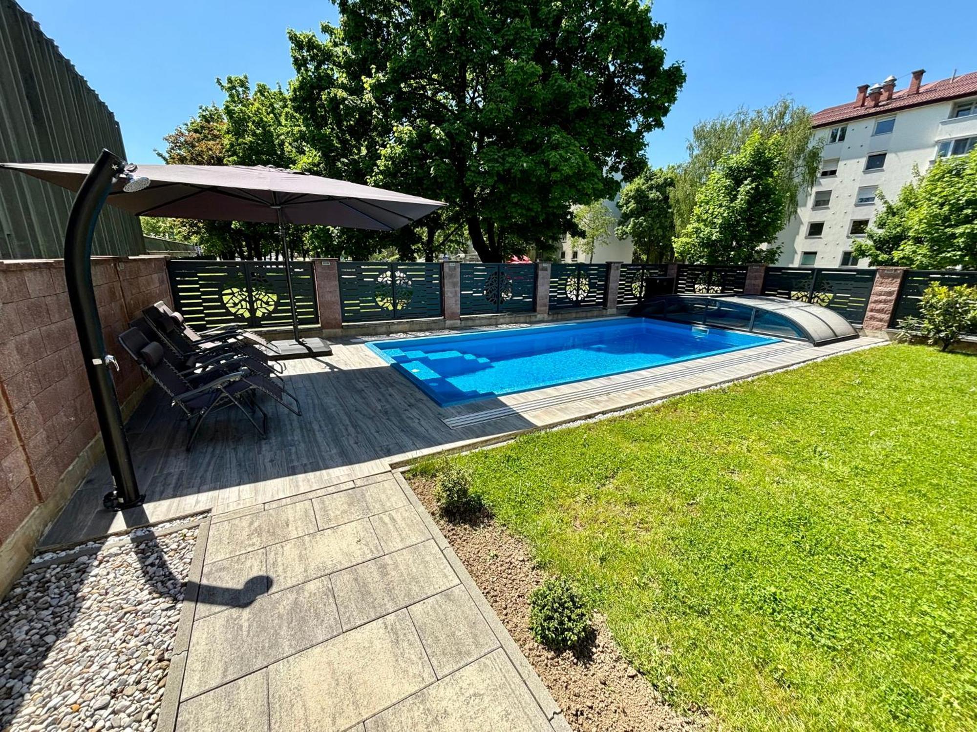 Villa Moste With Pool & Ev Station Ljubljana Buitenkant foto